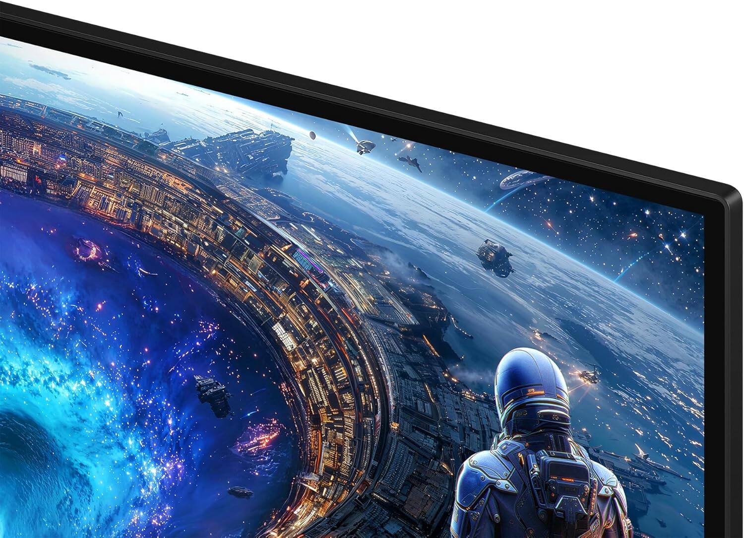 Alt View 7. Samsung - Samsung LS27HG802EFXZA 27" QHD Odyssey G80HF 5K Gaming Monitor (2026) - Black.