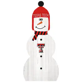 Fan Creations - Texas Tech Red Raiders 31'' Snowman Leaner - White