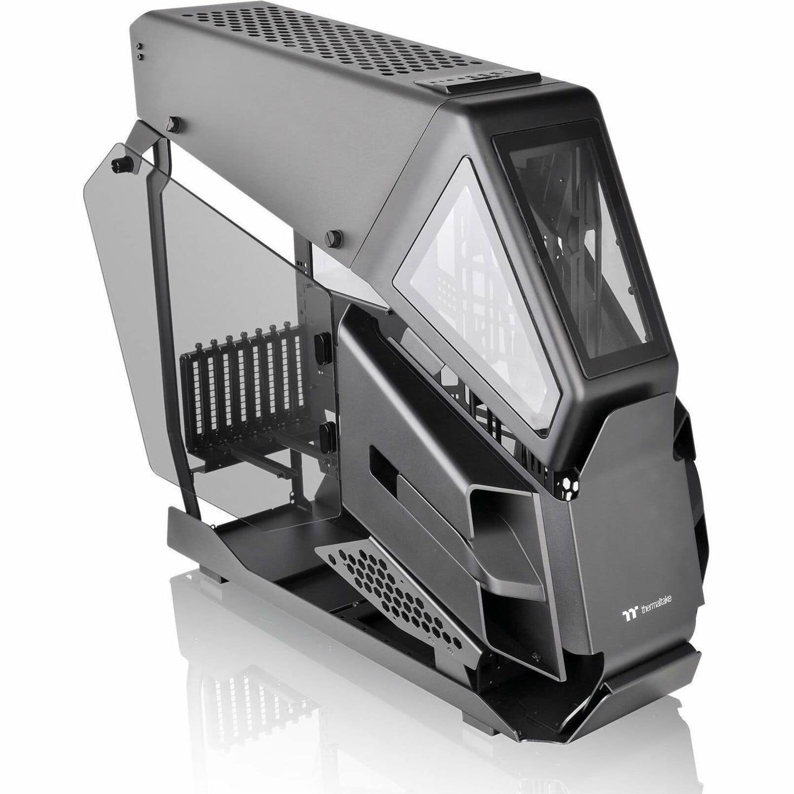 Front. Thermaltake - AH T600 Full Tower Case - Black.