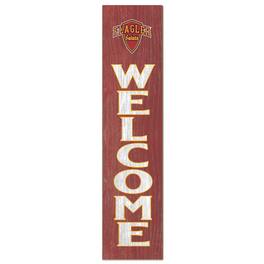 Jardine - Flagler Saints 12" x 48" Welcome Outdoor Leaner - Red
