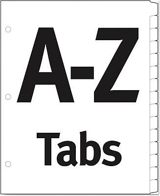 A-Z Tabs