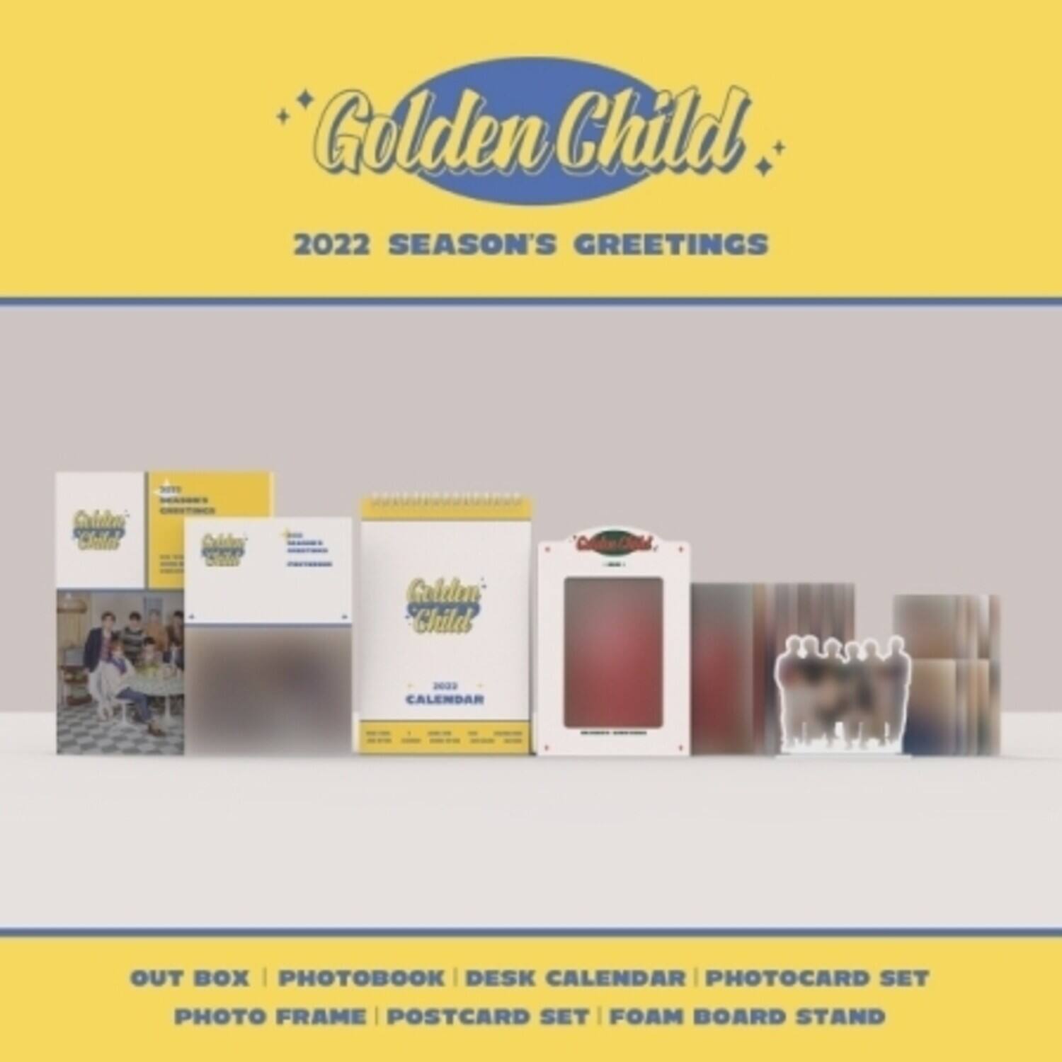 2022 Season's Greetings (incl. 68pg Photobook, 28pg Desk Calendar, 20pc Photocard Set, Photo Frame & 10pc- COLLECTABLES