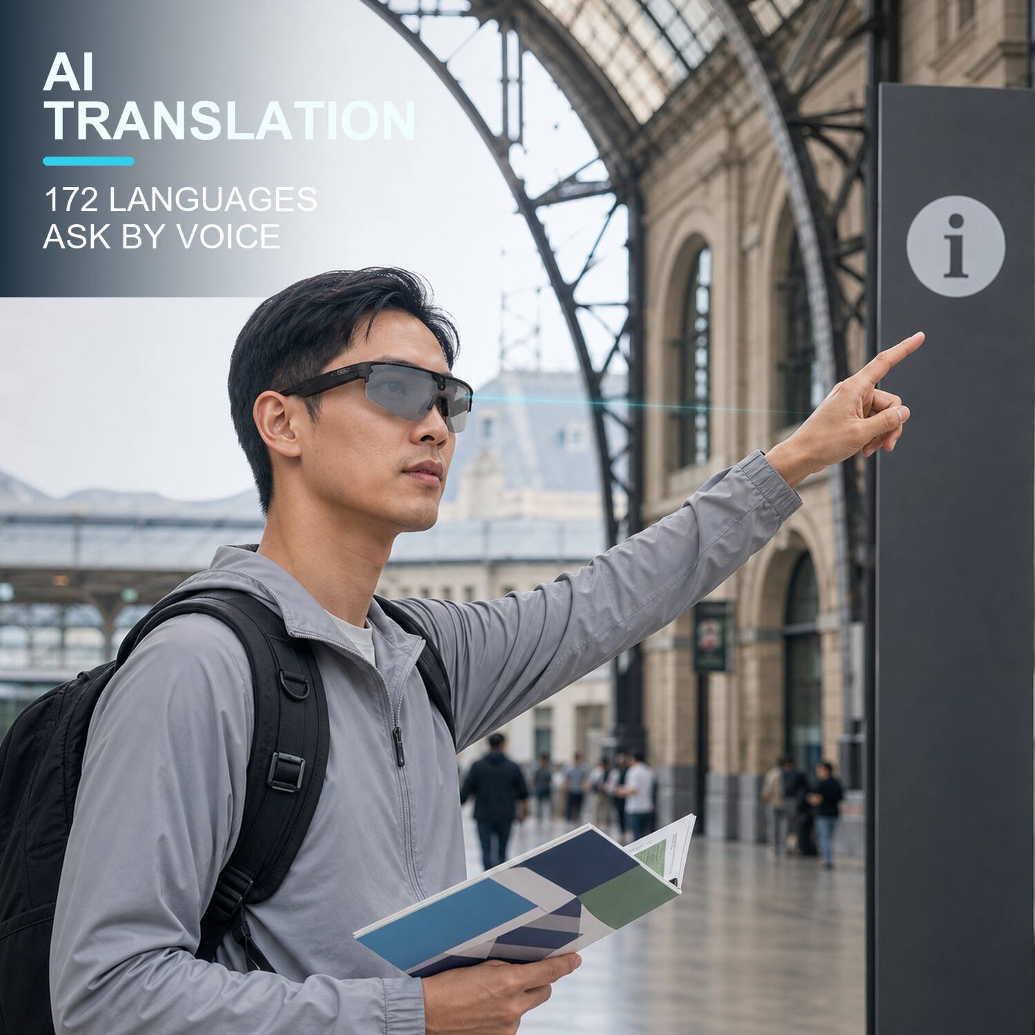 AI TRANSLATION  
172 LANGUAGES ASK BY VOICE