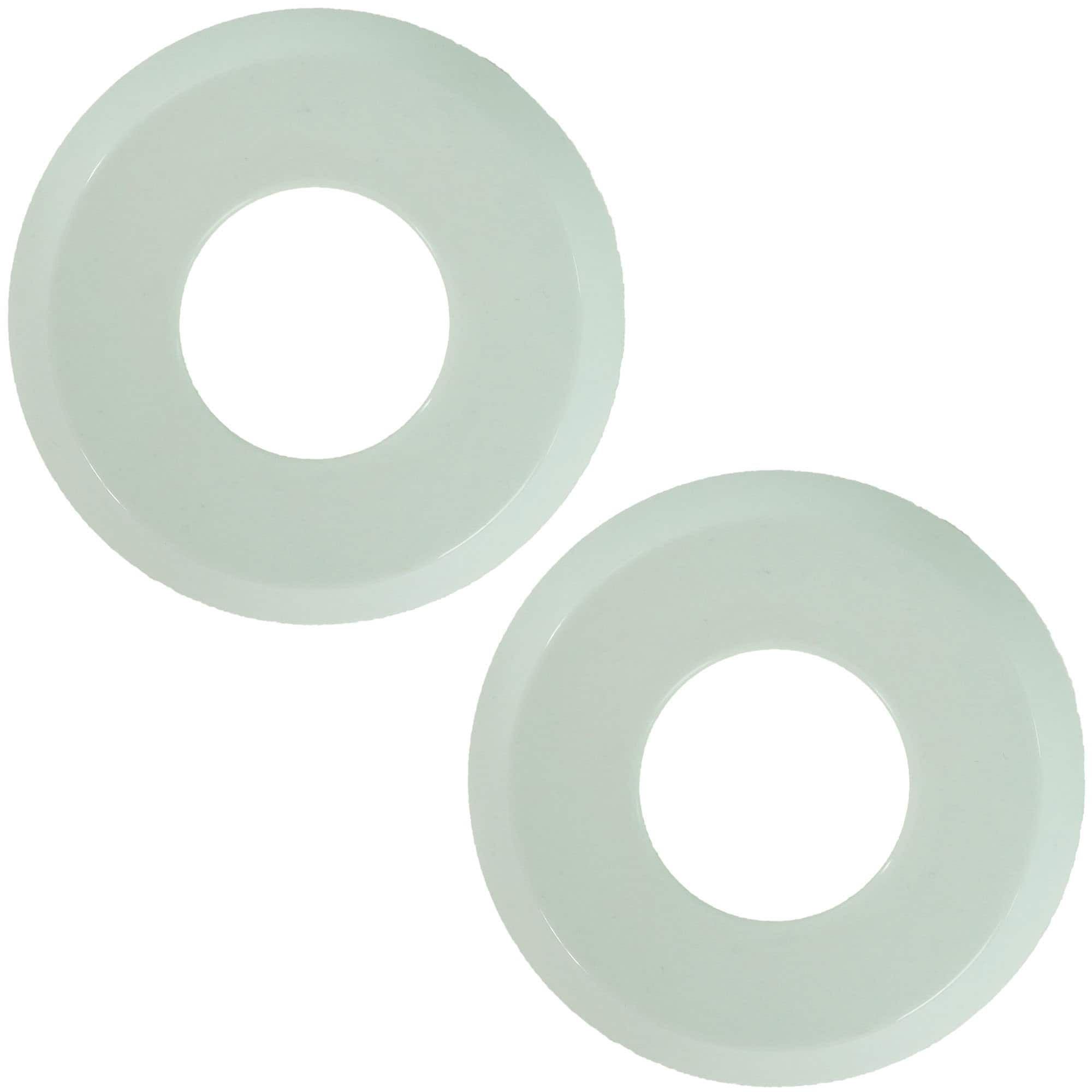 Pool Central - 4.5" Escutcheon for D48mm Pool Handrails - Set of 2 - White