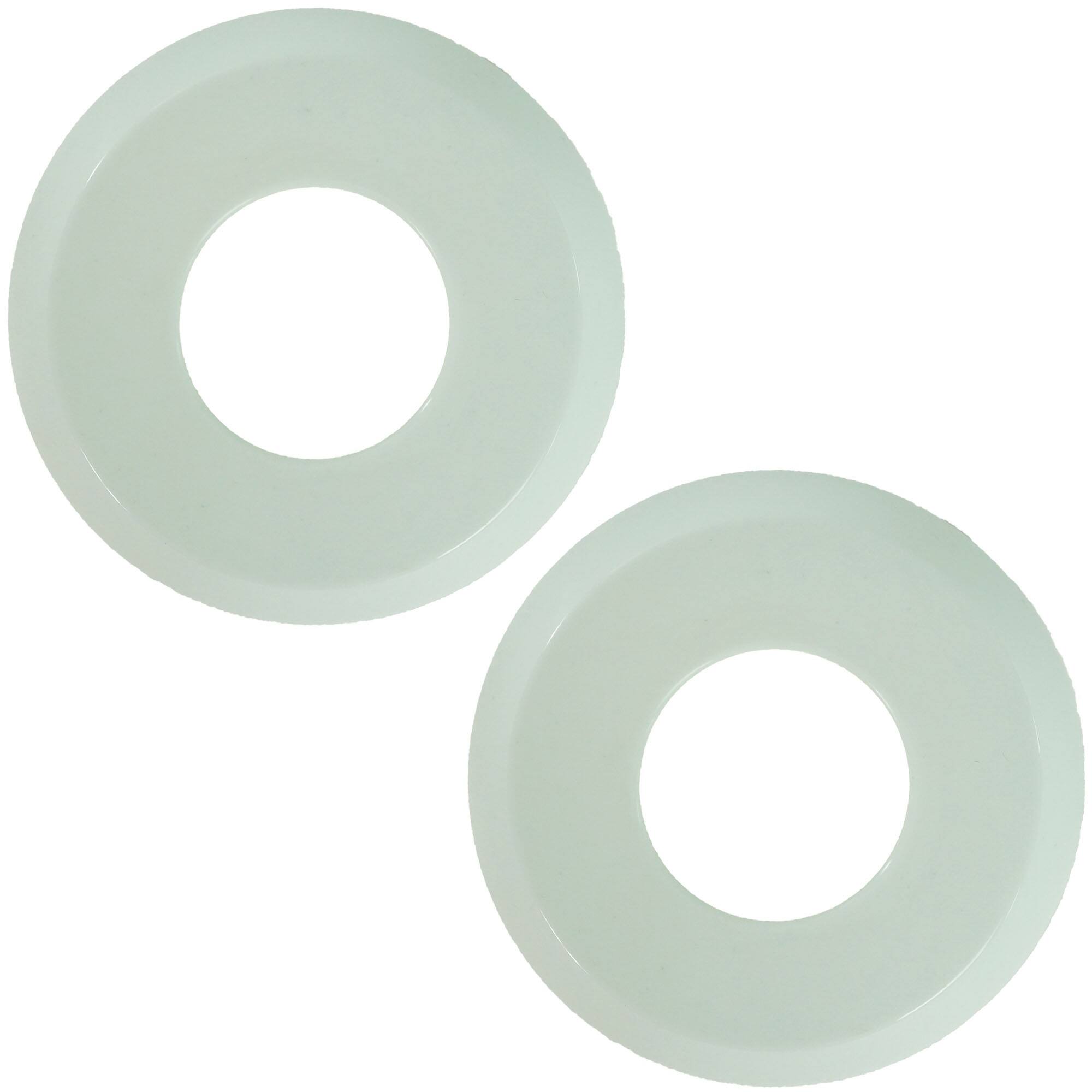 Pool Central - 4.5" Escutcheon for D48mm Pool Handrails - Set of 2 - White