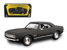 1967 Chevrolet Camaro Z28 Matt Black 1/43 Diecast Model Car by Road Signature - Matte Black