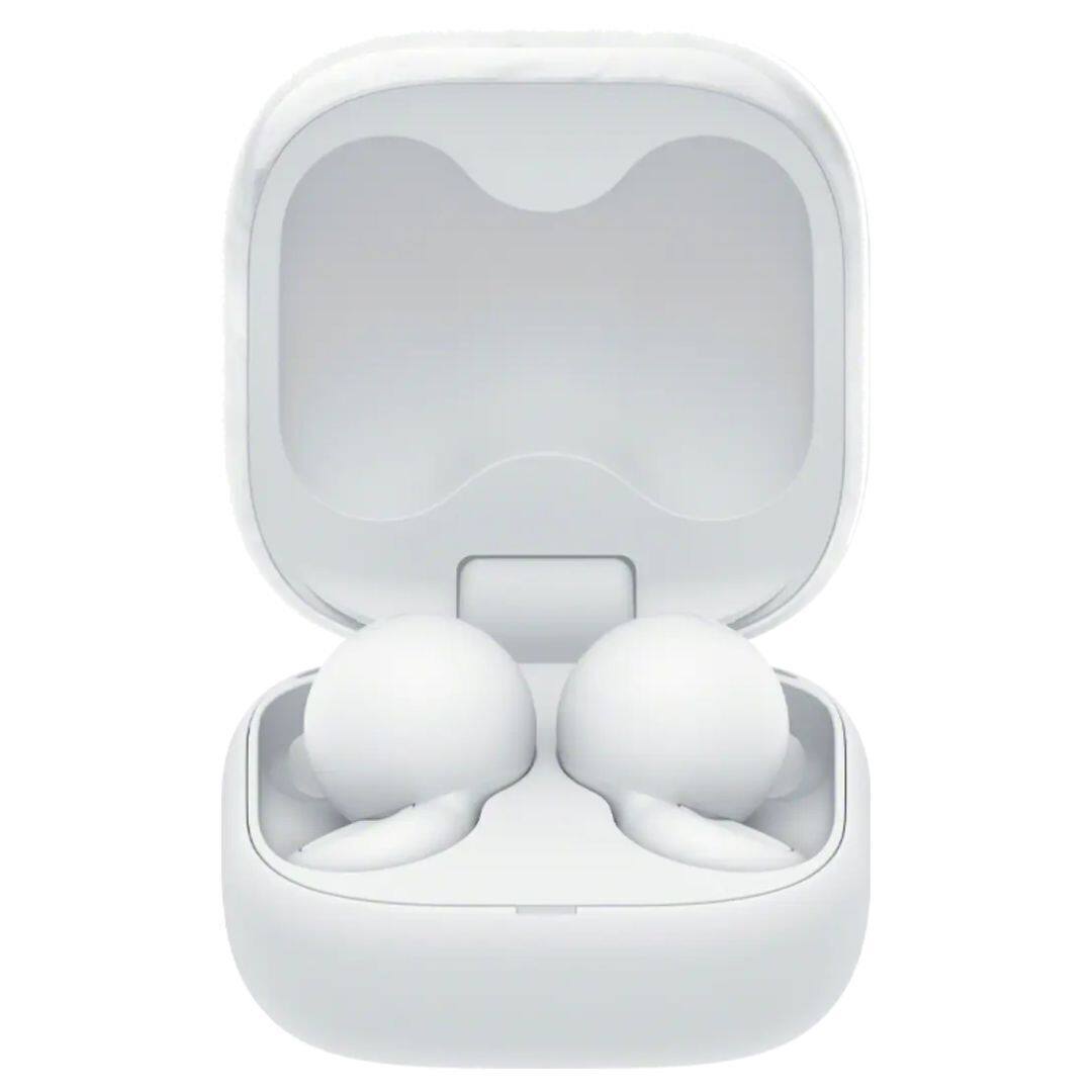 Back. Sony - Sony LinkBuds Open True Wireless Earbud White Headphones with Earbud Case Bundle - White.