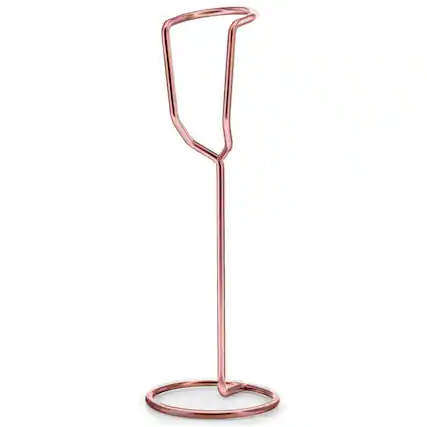 Front. Zulay Kitchen - Zulay Kitchen Ultra Frother Stand for Milk Frother - Premium Milk Frother Holder for Multiple Types of Handheld Frothers - Rose Gold.