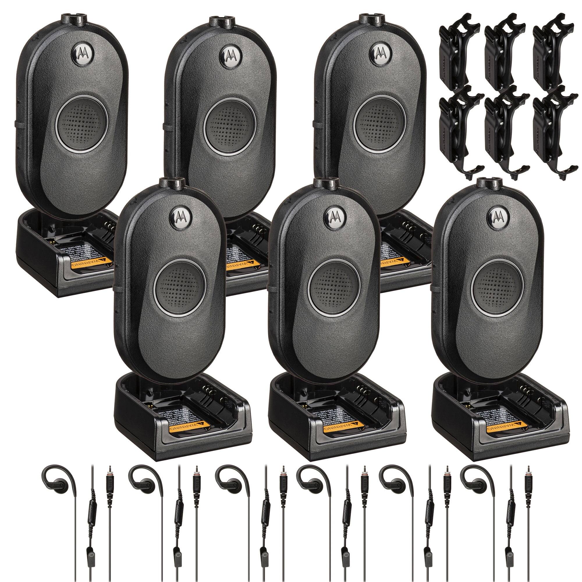 Alt View 6. Motorola Solutions - Motorola CLP1080e 8-Channel Two-Way UHF Business Radio (CLP1080E) (6-Pack) - Black.