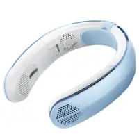 TORRAS - COOLiTE Portable Foldable Neck Fan - Light Blue - Front_Zoom
