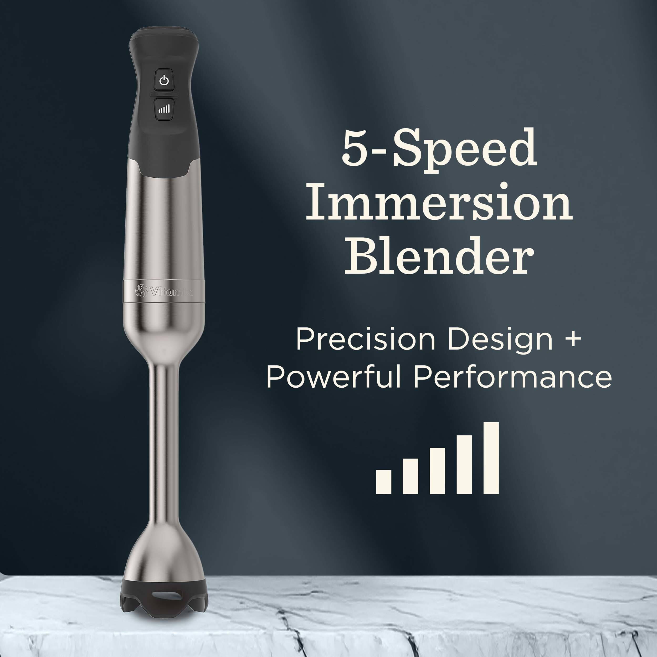 5-Speed Immersion Blender  
Precision Design + Powerful Performance