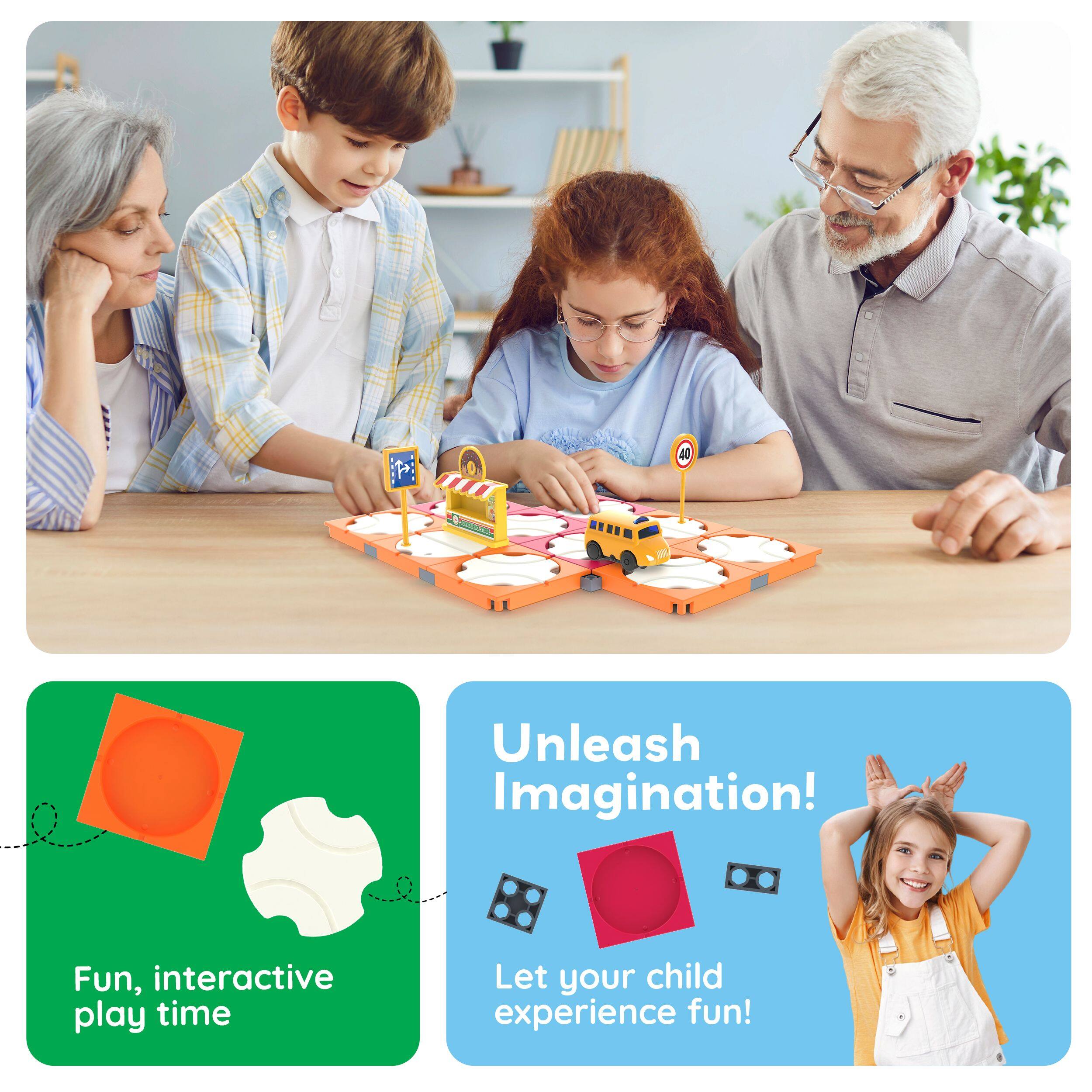 P: 40

Unleash Imagination!  
Fun, interactive play time  
Let your child experience fun!