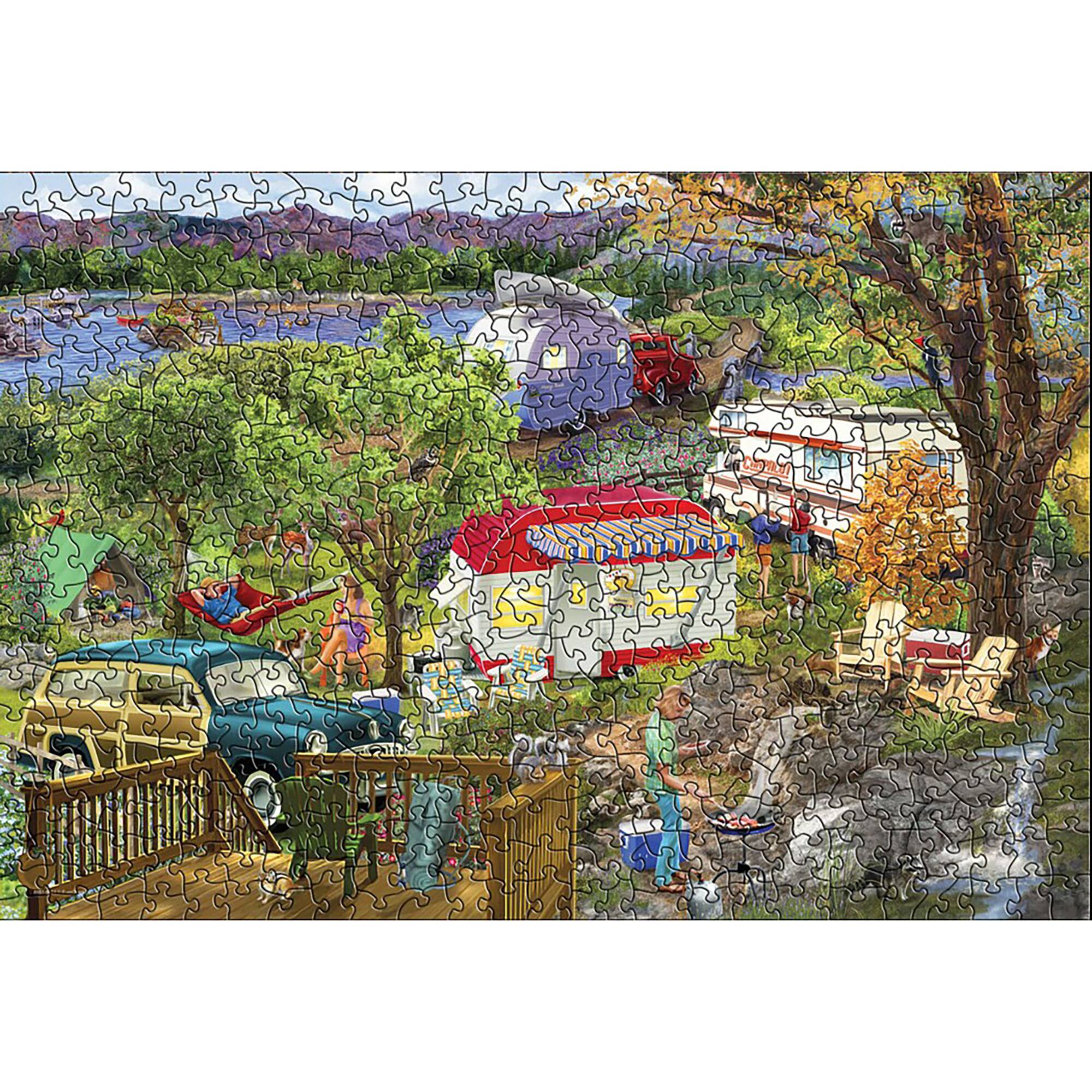 Eurographics Camping Trailer Tin 550 PC Puzzle - Best Buy