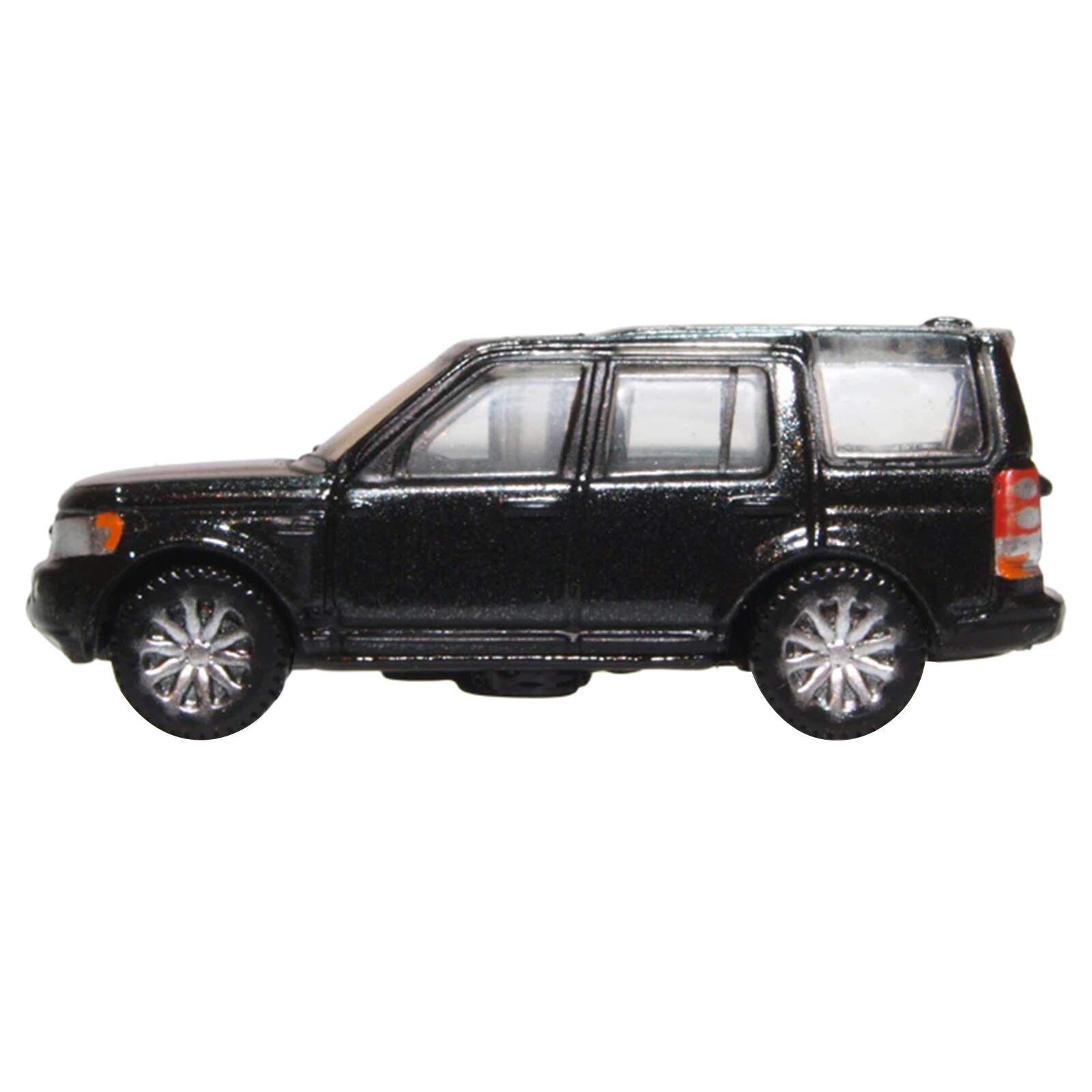 Alt View 1. Oxford Diecast - Land Rover Discovery 4 RHD (Right Hand Drive) Santorini Black 1/148 (N) Scale Diecast Model car by Oxford Diecast.