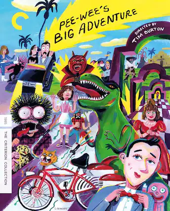 Front. Pee-wee's Big Adventure (Criterion Collection) - 4K Blu-Ray.