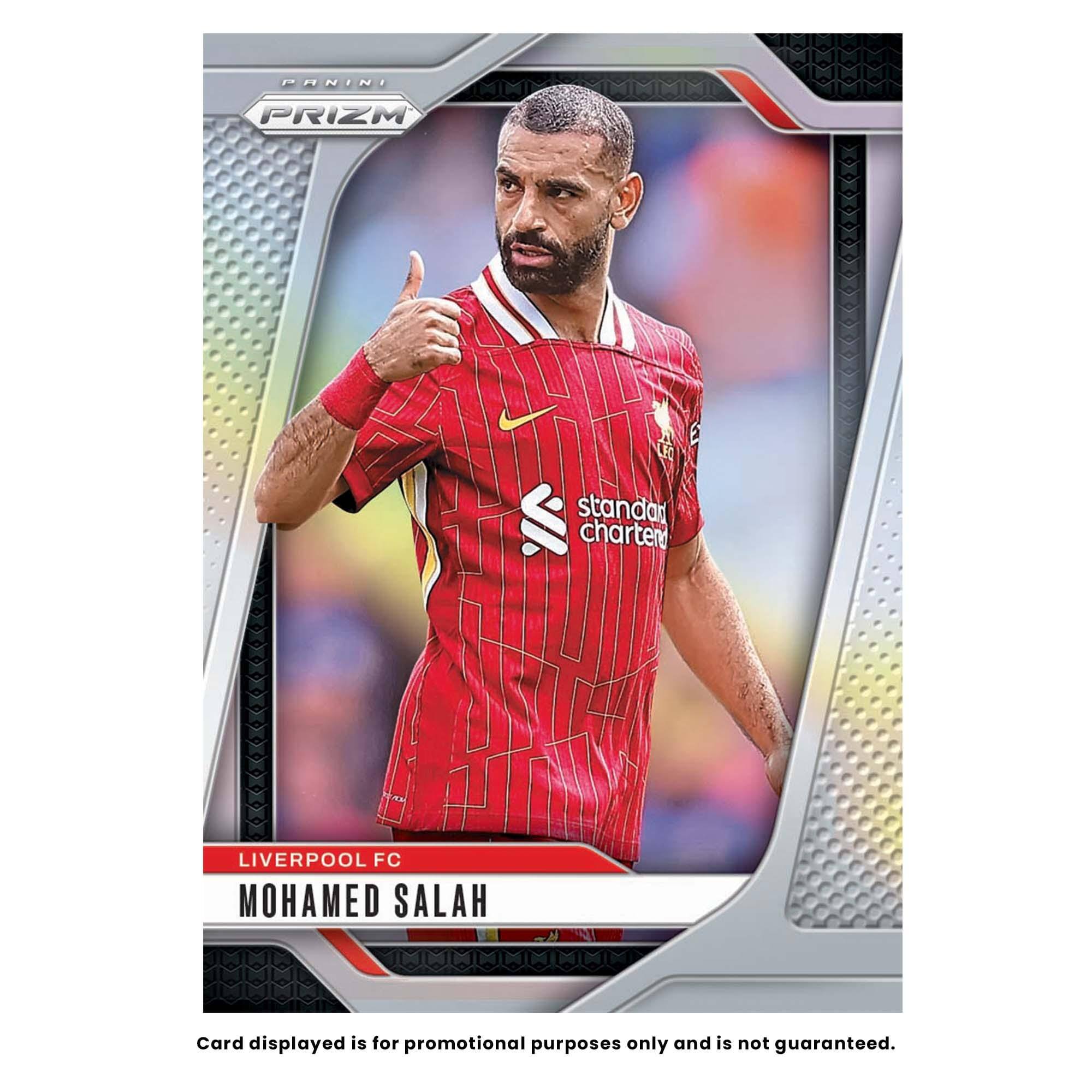 FRNINI PRIZM LEC standard charters LIVERPOOL FC MOHAMED SALAH  
Card displayed is for promotional purposes only and is not guaranteed.