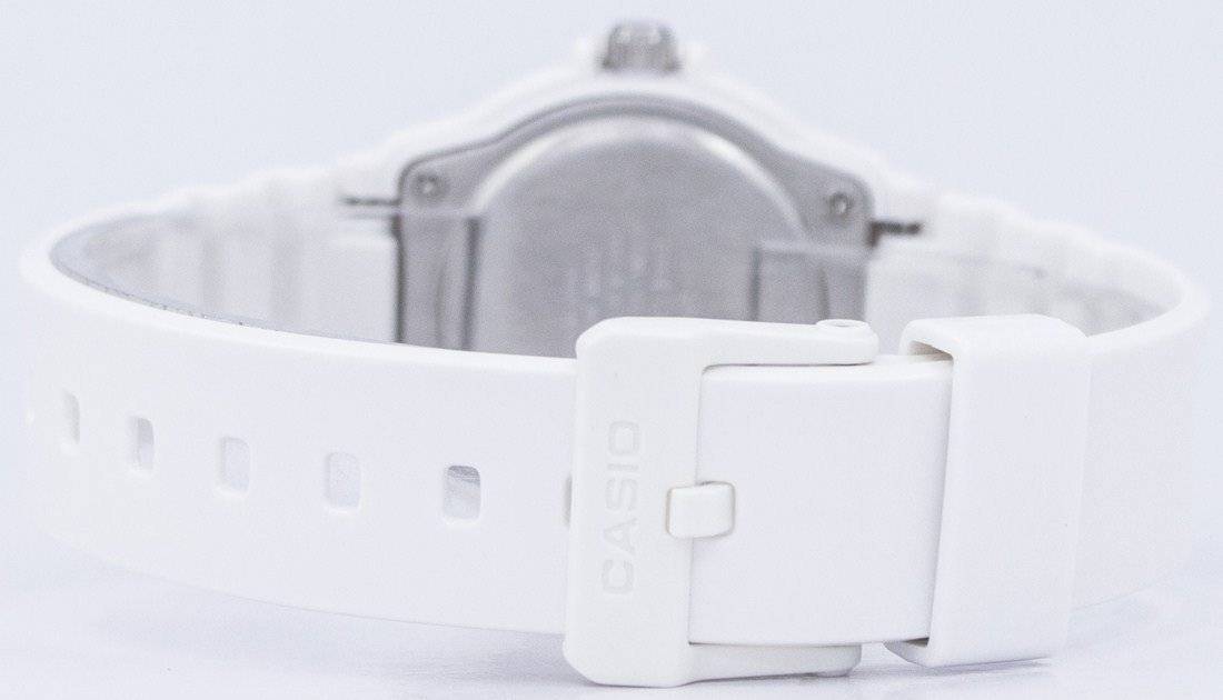 Alt View 2. Casio - Enticer Analog White Dial LRW-200H-7BVDF LRW200H-7BVDF Women's Watch - Silver.