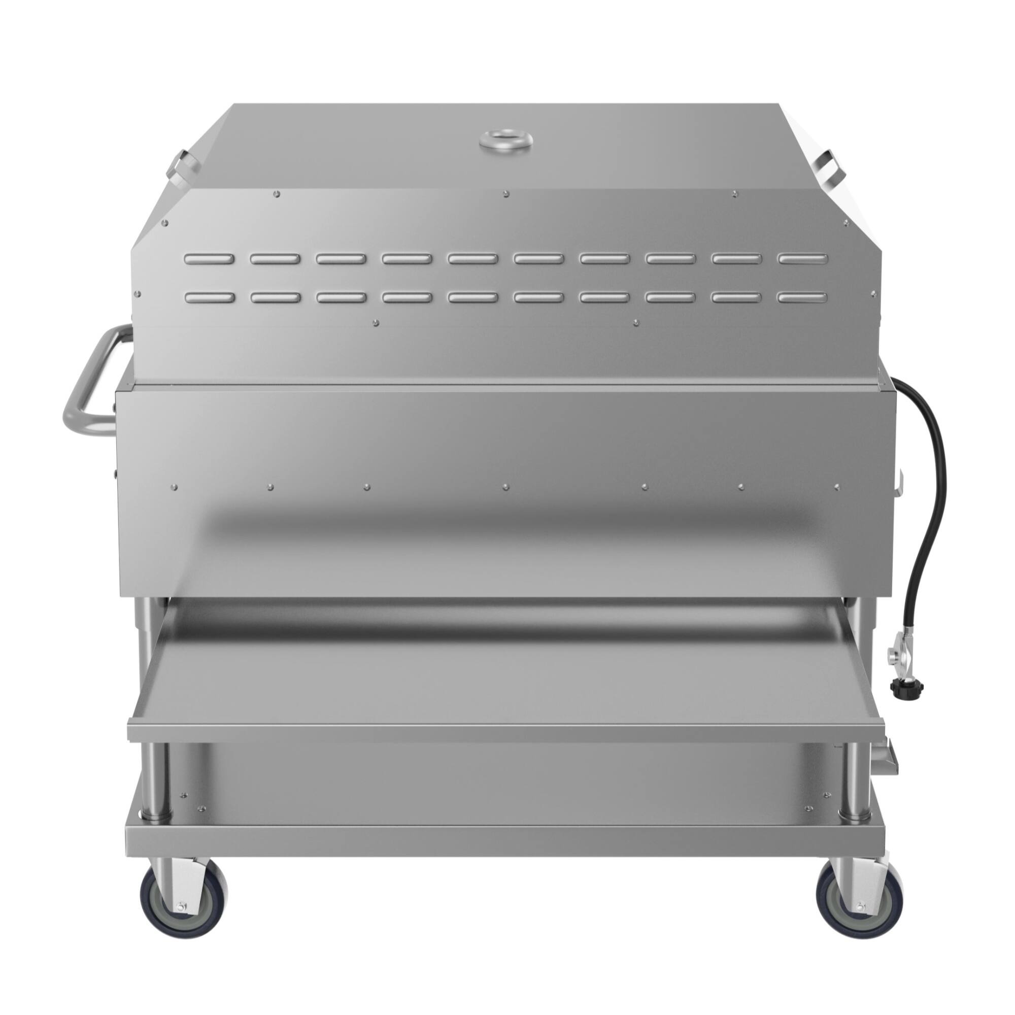 Alt View 2. Koolmore - 48 in. Commercial Outdoor Propane Gas Grill With Pizza Oven, ETL Listed in Stainless-Steel (CGKIT4-48P) - Stainless Steel.