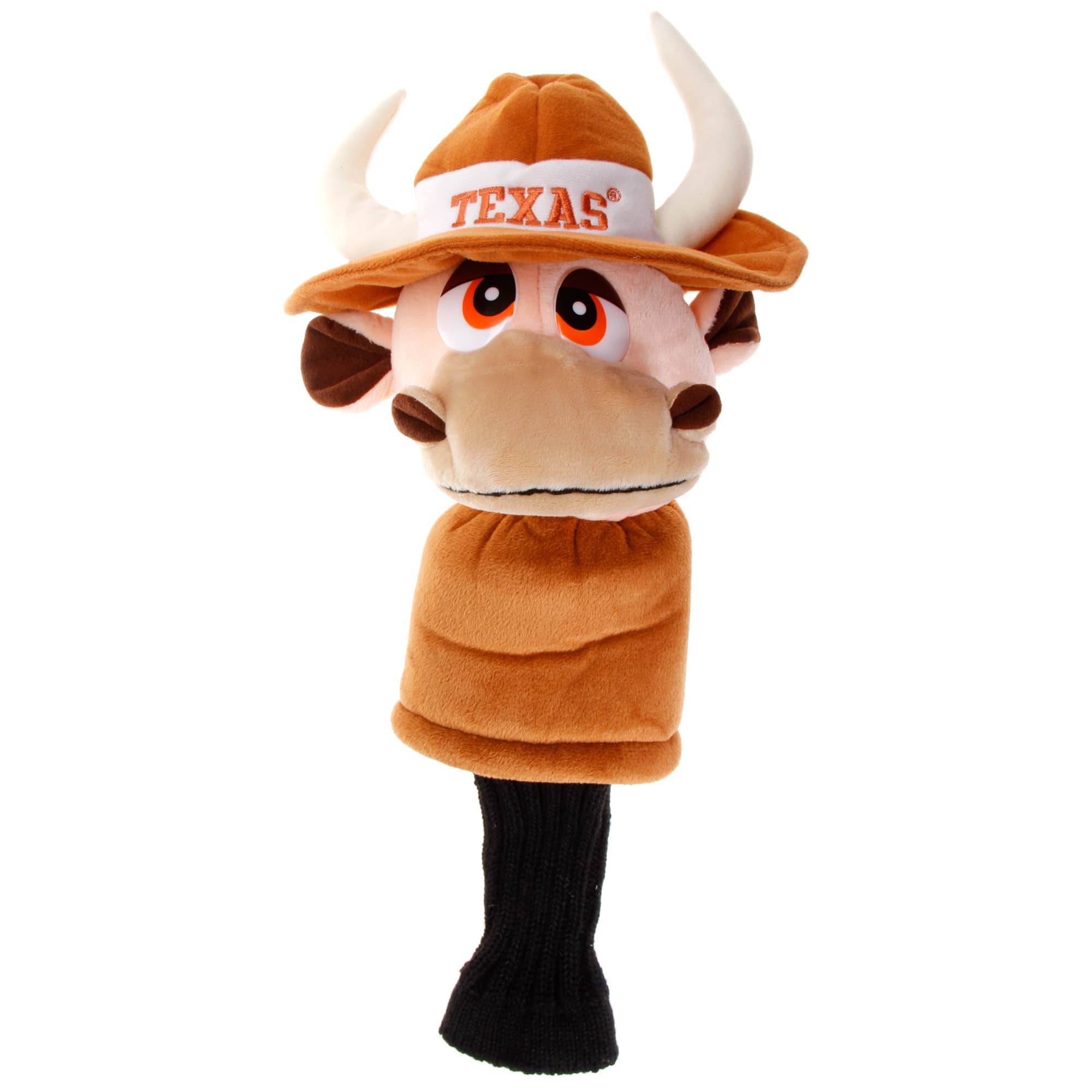 Front. Team Golf - Texas Longhorns Mascot Golf Club Head Cover - Multicolor.