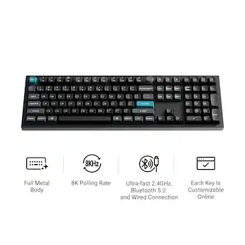Keychron Q6 Ultra 8k 100% Custom Brown Switch Mechanical Gaming Keychron Q6 Ultra 8k 100% Custom Brown Switch Mechanical Gaming