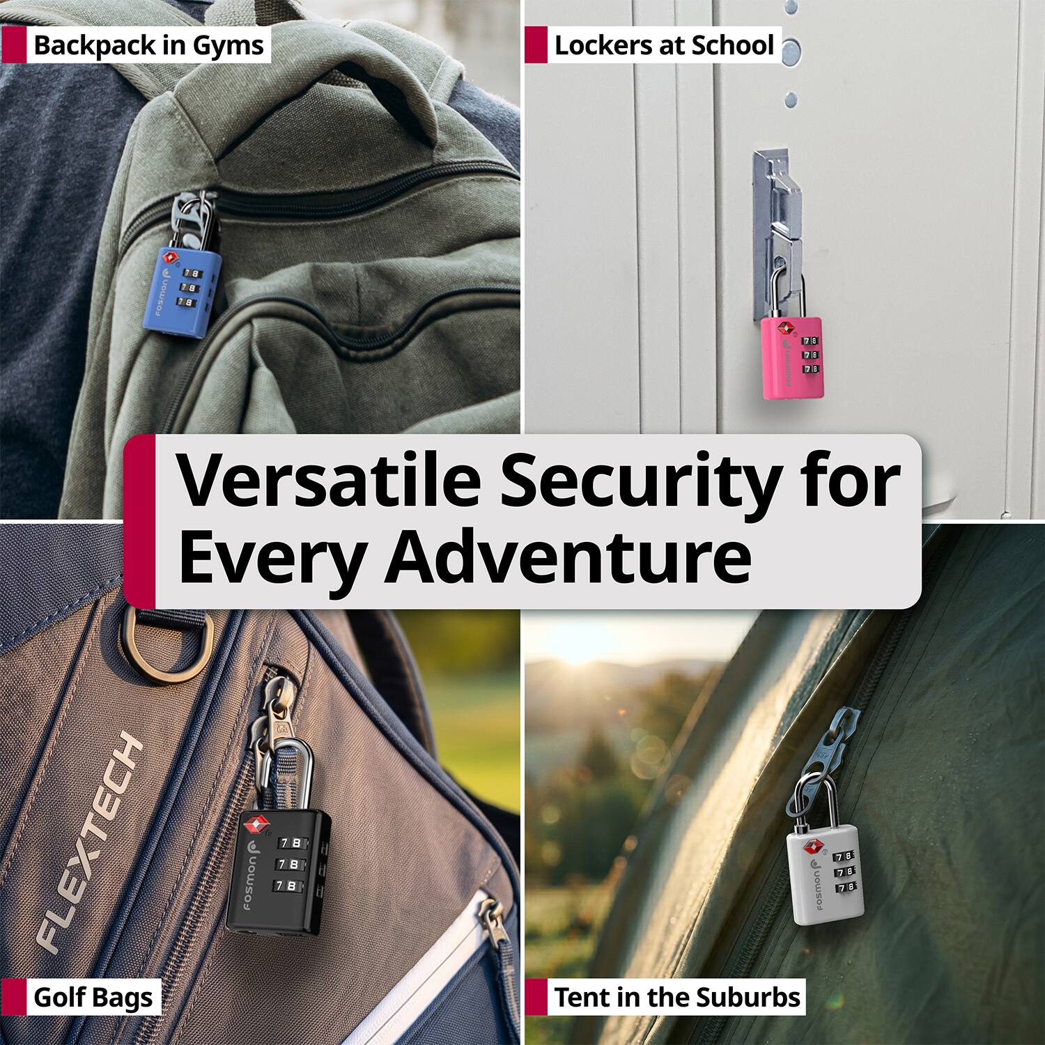 Backpack in Gyms Lockers at School

Versatile Security for Every Adventure

FLEXTECH

Golf Bags

Tent in the Suburbs