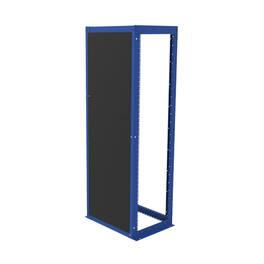 RackSolutions - 24U Side Panel Kit - 28" Depth for Open Frame Rack Model 111 - Tool-Less Installation, Non-Locking Panels - Black