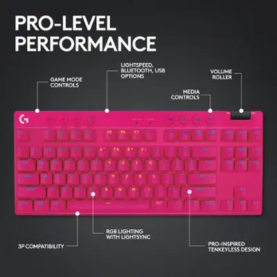 Logitech PRO X TKL LIGHTSPEED Wireless Mechanical Tactile Switch Logitech PRO X TKL LIGHTSPEED Wireless Mechanical Tactile Switch