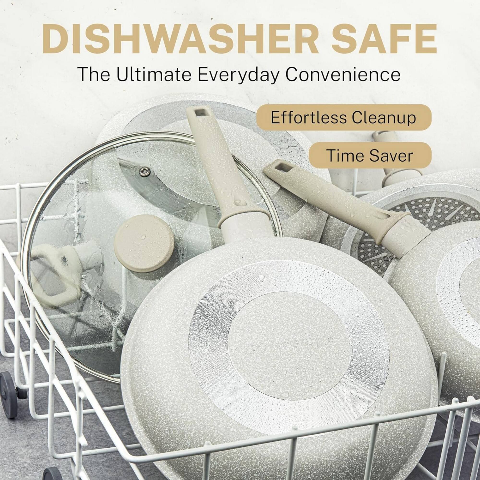 DISHWASHER SAFE  
The Ultimate Everyday Convenience  

Effortless Cleanup  
Time Saver