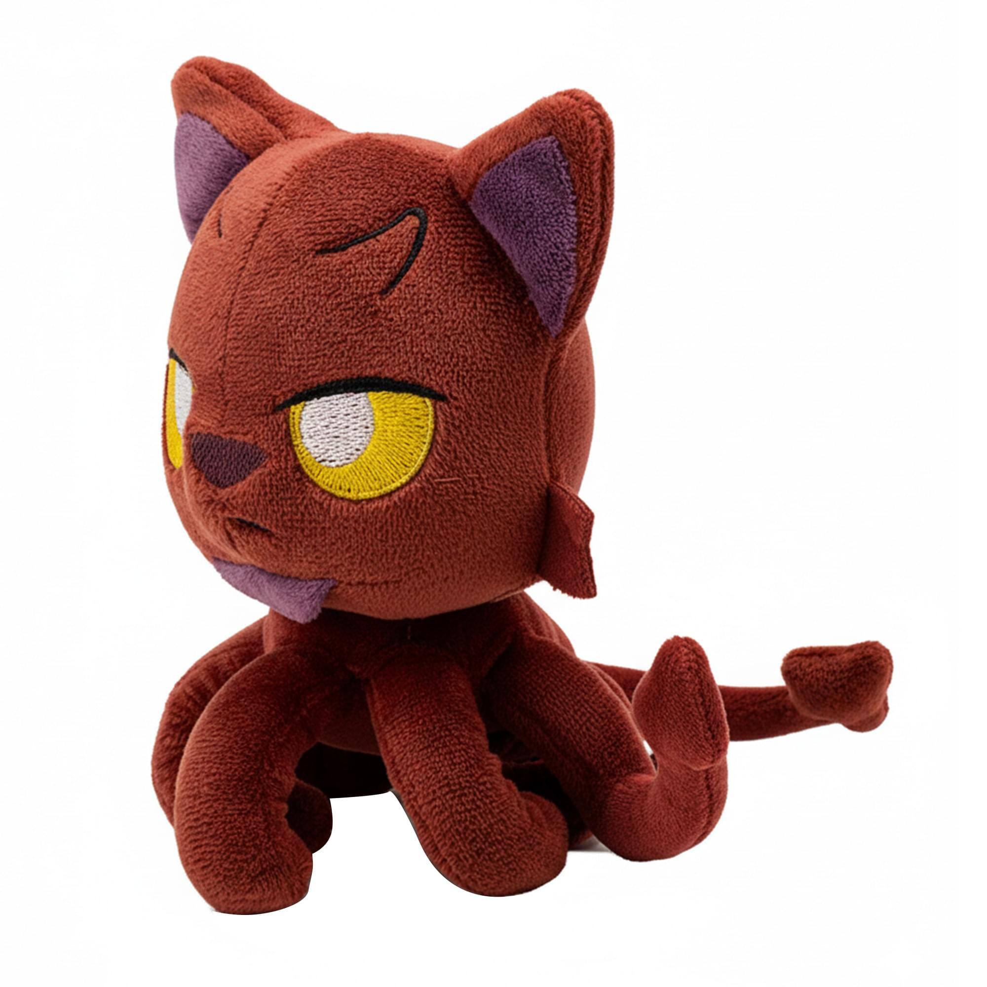 Alt View 10. Tentacle Kitty - Tentacle Kitty Campaign Critters Red Fiend Little One Plush - Red.