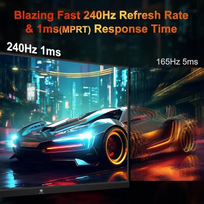 Z Z Edge UG25I 24.5 inch 1080P FHD 240Hz 1ms Gaming Monitor, 16.7M Z Z Edge UG25I 24.5 inch 1080P FHD 240Hz 1ms Gaming Monitor, 16.7M