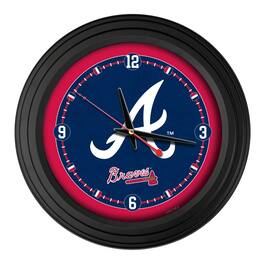 Holland Bar Stool Co. - Atlanta Braves 15" Traditional Wall Clock - Black