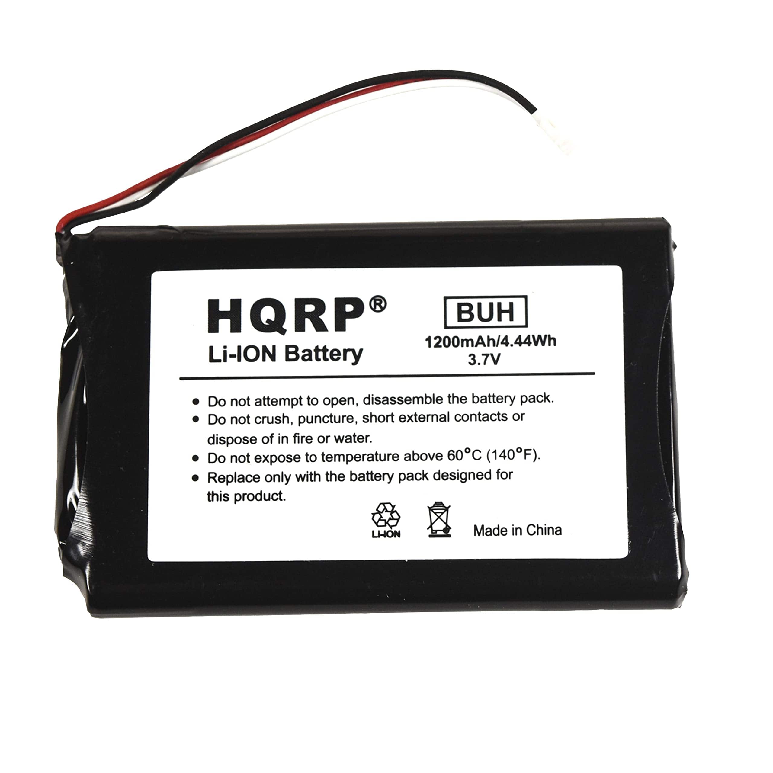 HQRP - 1200mAh Battery for Garmin 361-00035-03 361-00051-01 Nuvi 2450 2450LMT 2455 2455LMT 2455LT 2460 2475 2457 GPS Navigator