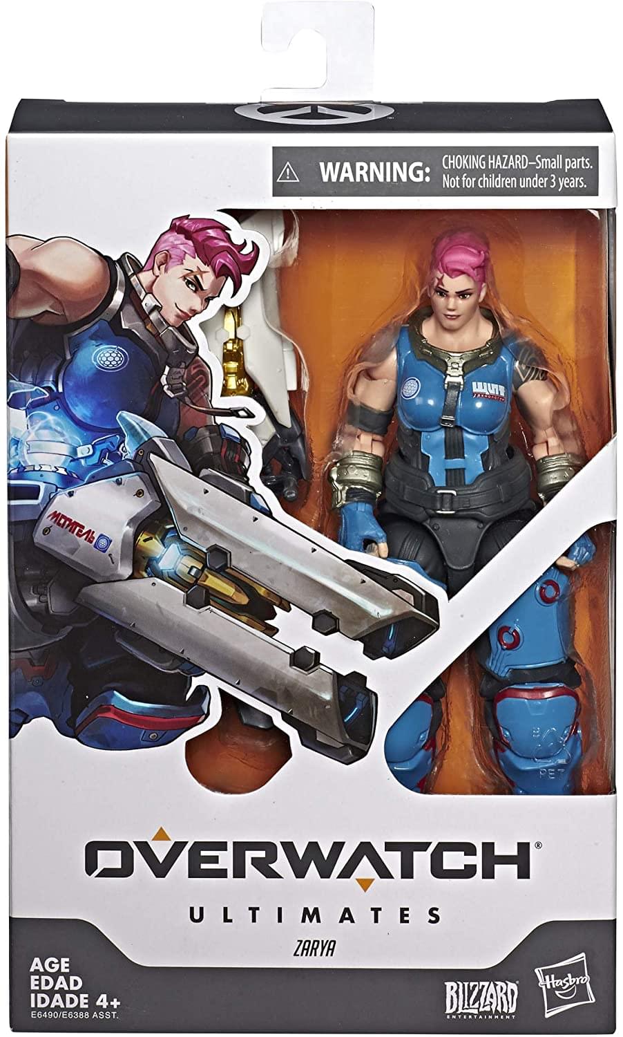 1 CHOKING HAZARD—Small parts. WARNING: Not for children under 3 years.  
OVERWATCH ULTIMATES ZARYA  
AGE EDAD IDADE 4+  
BLIZZARD ENTERTAINMENT  
E6490/E6388 ASST.