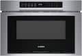 Bosch - 800 Series 1.2 Cu. Ft. Built-In Drawer Smart Microwave with Sensor Cooking - Stainless Steel