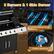 3 Burners & 1 Side Burner
3x8000 BTU Main Burner
12000BTU Side Burner