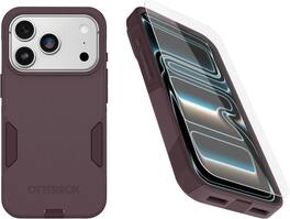 OtterBox - iPhone 17 Pro, Bundle: Commuter Series MagSafe Case & Screen Protector - Built-in magnets - Thin & Protective - Purple Mystery