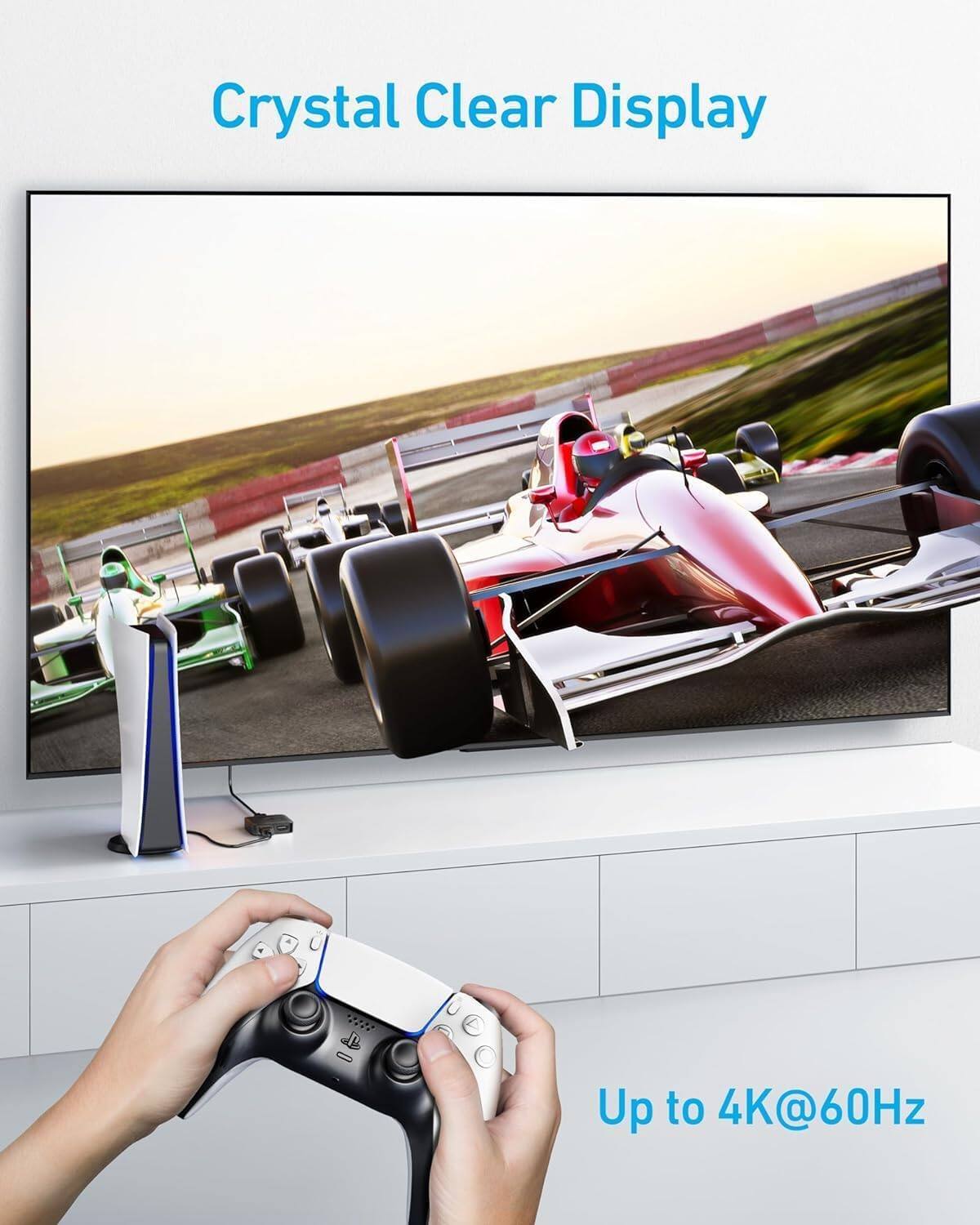 Crystal Clear Display  
Up to 4K@60Hz