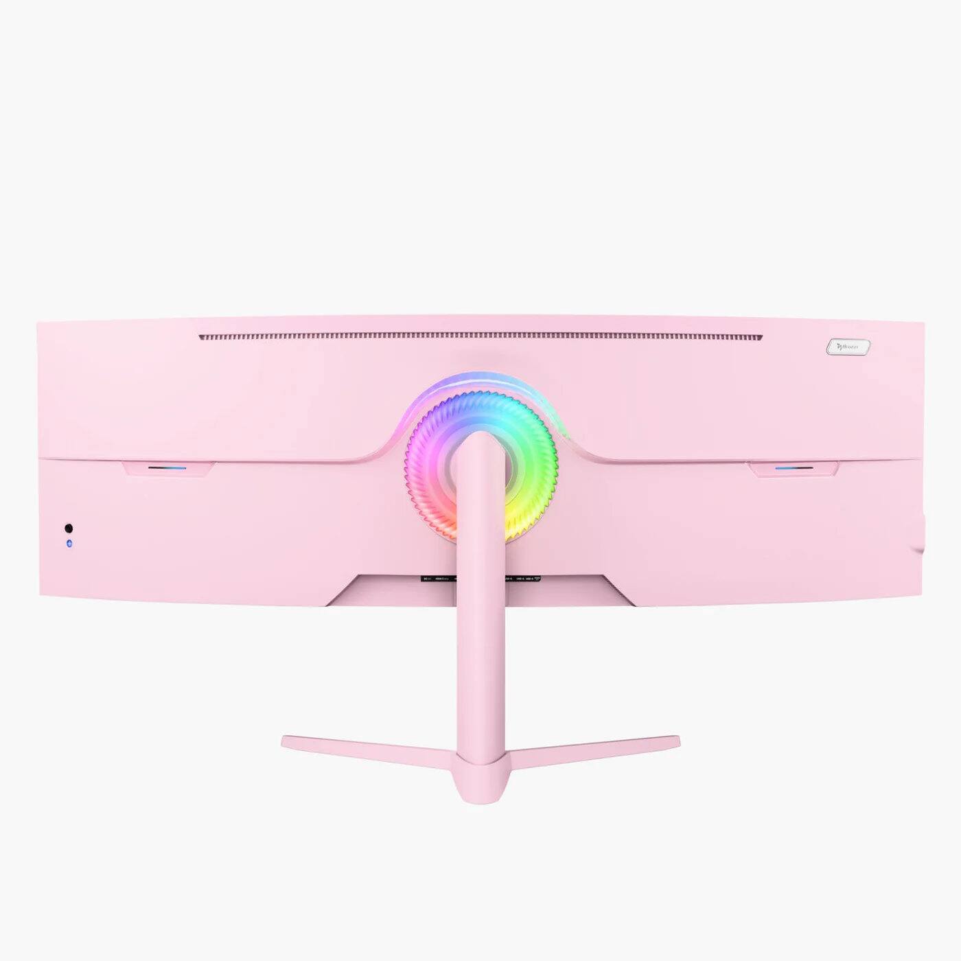 Alt View 2. Arozzi - Arozzi Nova 49“ Curved VA 165Hz Ultrawide Gaming Monitor - Pink - Pink.
