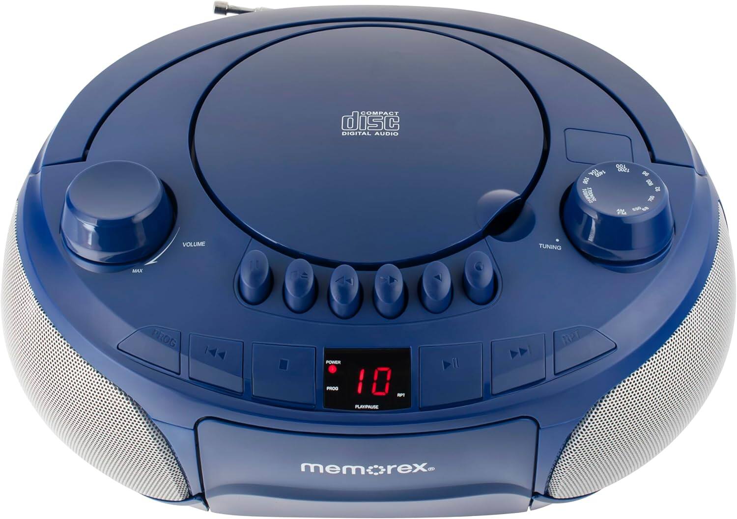 COMPACT disc DIGITAL AUDIO

VOLUME TUNING MAX PROG POWVER PROG 10 - PLAXIPAUSE DIl RPT

memrex