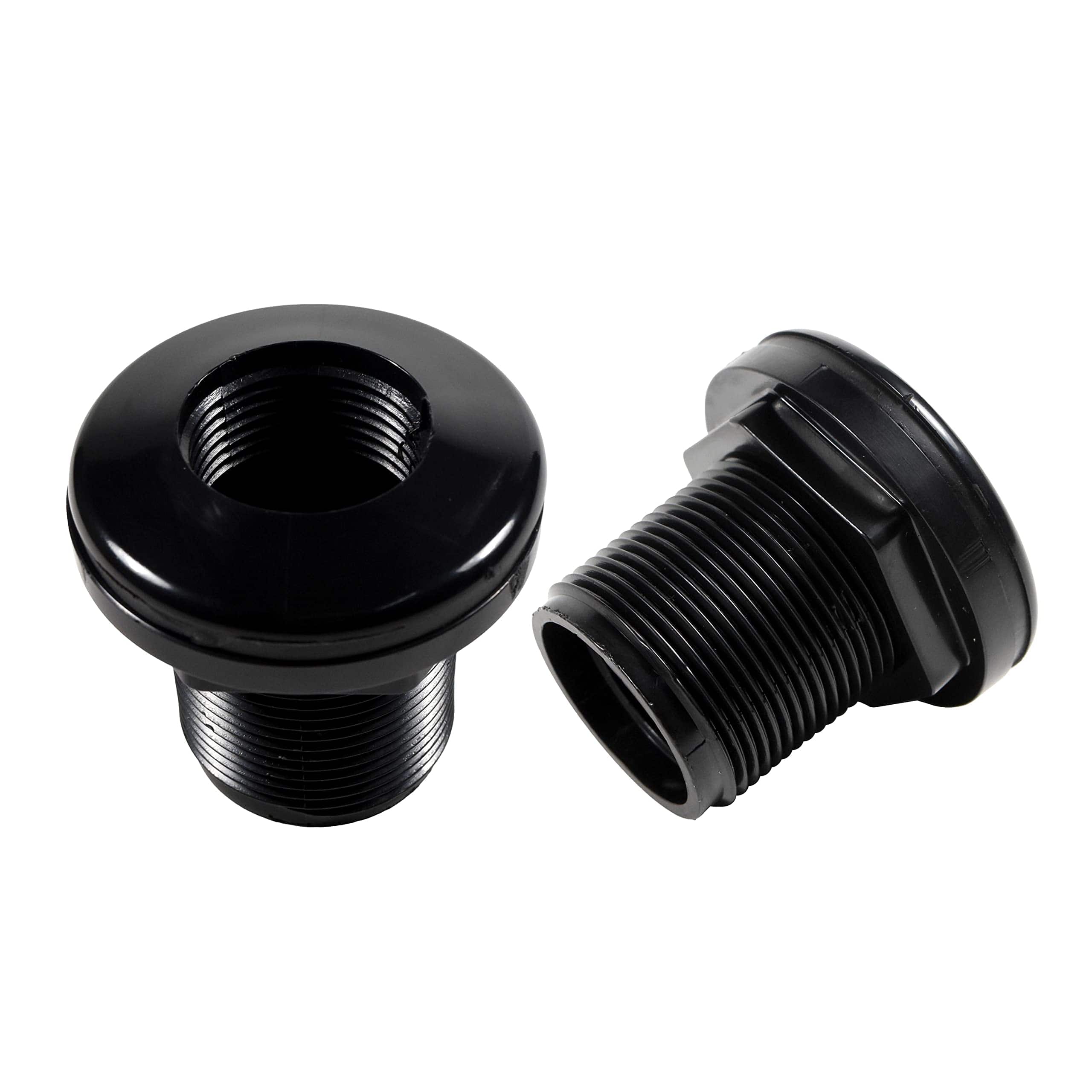 HQRP - 3/4 in ABS Bulkhead Fitting Set - Double Thread Tank Connector for Rain Barrels, Aquariums, Pools price history on PriceWatchPro