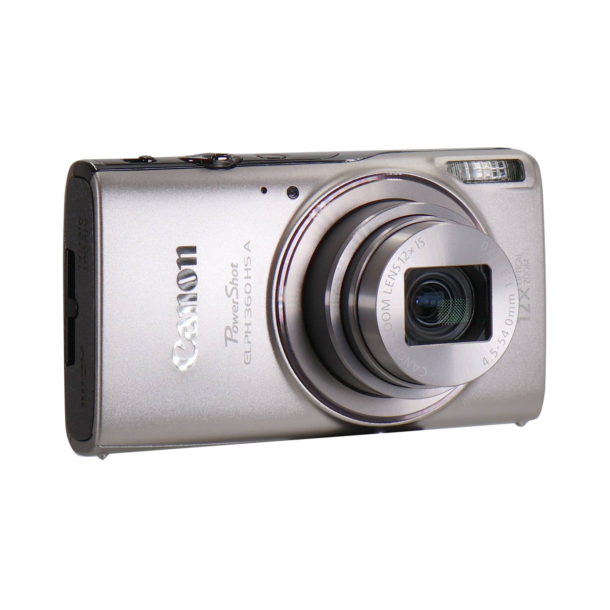 Canon PowerShot ELPH 360 HS  
DIGIC 5  
12x Optical Zoom  
4.5-54mm  
1:3.0-5.9  
HS SYSTEM  
Wi-Fi