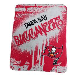 Logo Brands - Tampa Bay Buccaneers 50" x 60" Classic Graffiti Fleece Throw Blanket - Red