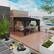 Alt View 3. Famapy - Heavy Duty Outdoor Gazebo with Steel Roof, Aluminum Frame, Curtains & Netting for Patio, Garden, Deck.