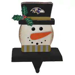 The Memory Company - Baltimore Ravens Snowman Stocking Holders - Multicolor