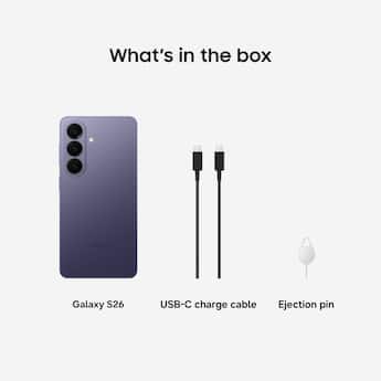 Samsung Galaxy S26 256GB (Unlocked) Cobalt Violet SM-S942UZVEXAA Samsung Galaxy S26 256GB (Unlocked) Cobalt Violet SM-S942UZVEXAA