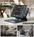 ULTRA-STABLE DESIGN
Strong magnetic attachment ensures unmatched stability.
120°
NOTE: It is NOT a floating design! The iPad won't be elevated!!!
On your lap
On the desk