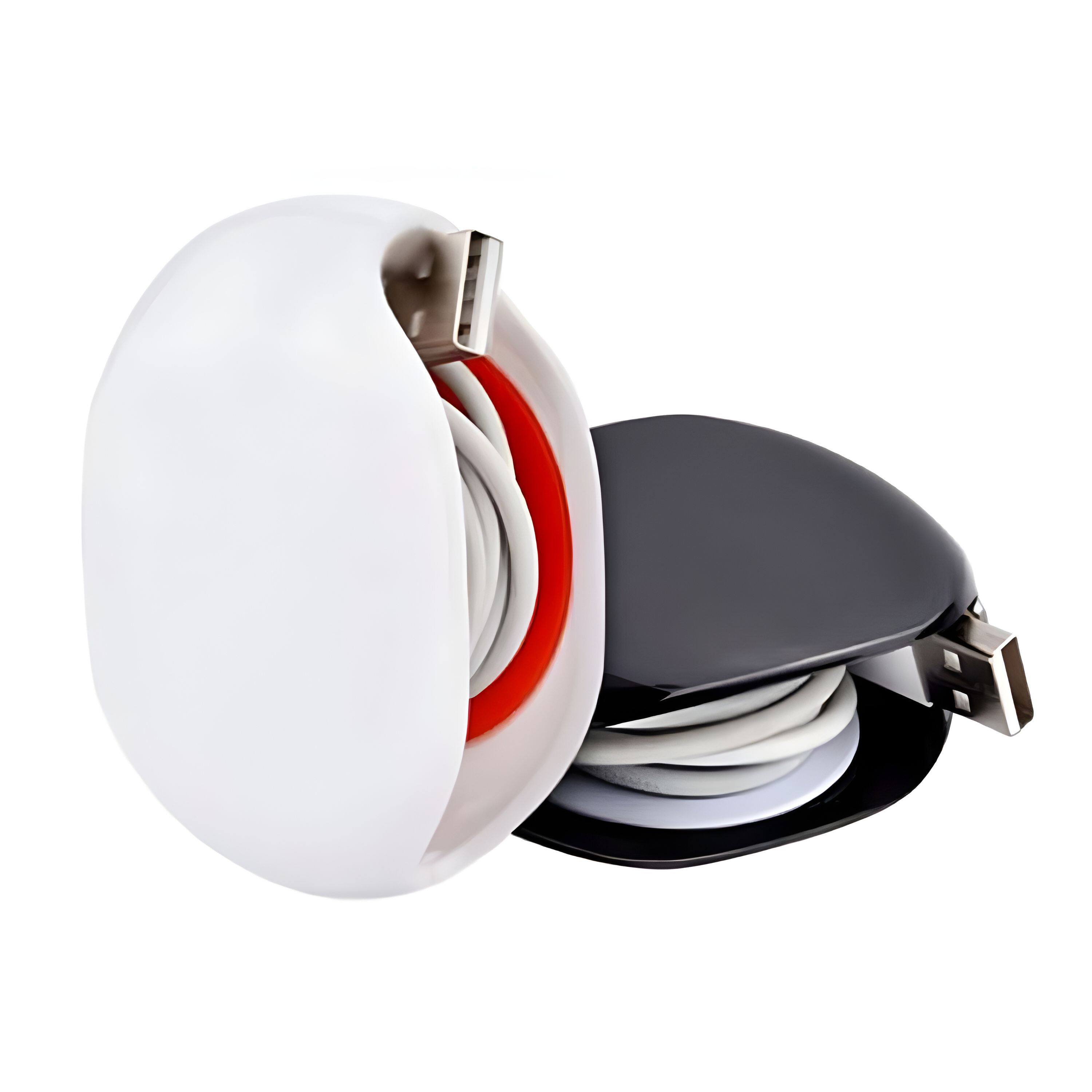 Kitcheniva - Automatic Earphone Cable Winder Cord Organizer - White