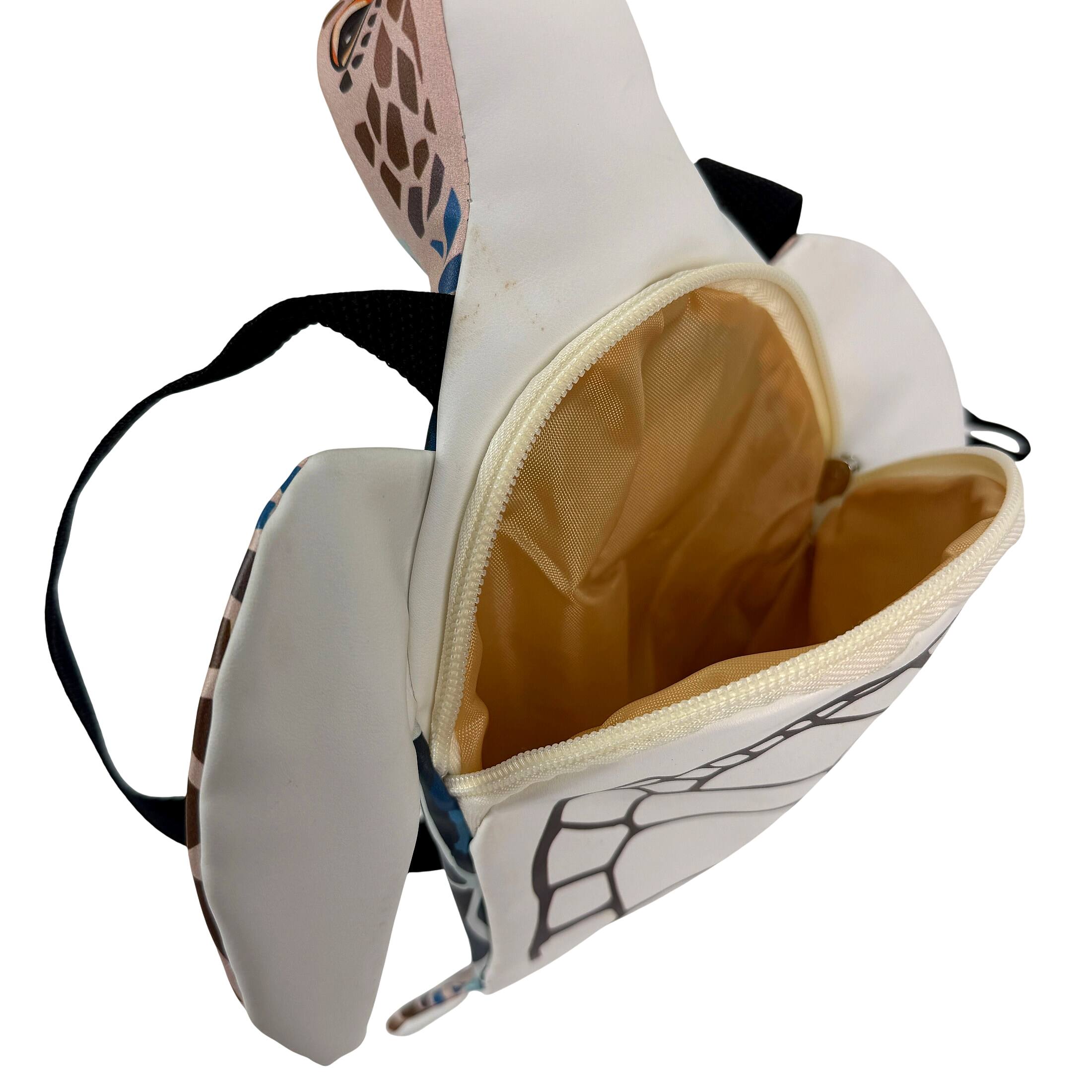 Alt View 9. Things2Die4 - Sea Turtle Crossbody Bag Blue Vinyl Adjustable Strap Women's Small Purse - Blue.