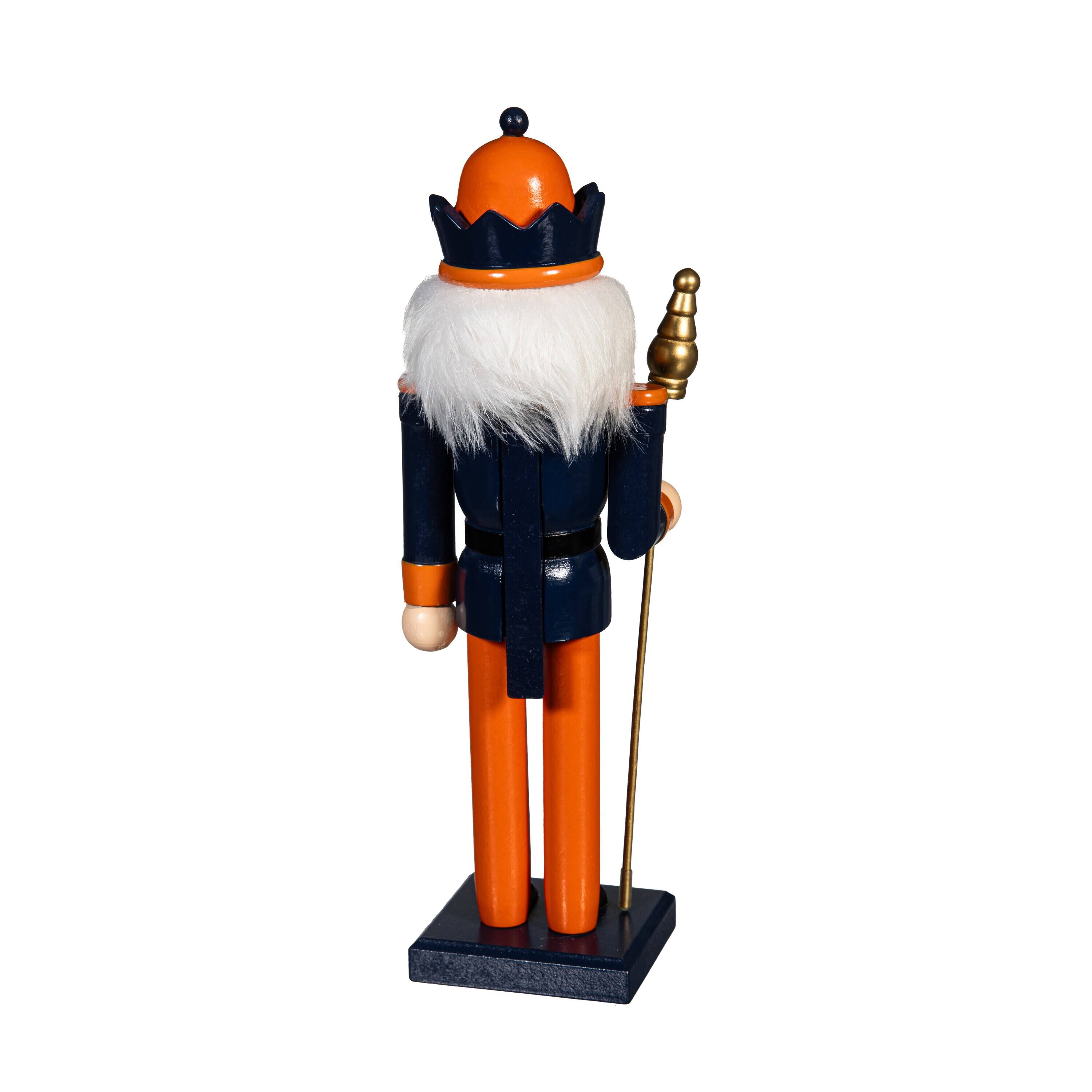Alt View 1. Evergreen Enterprises - 12" Wooden Nutcracker Statue - Multicolor.