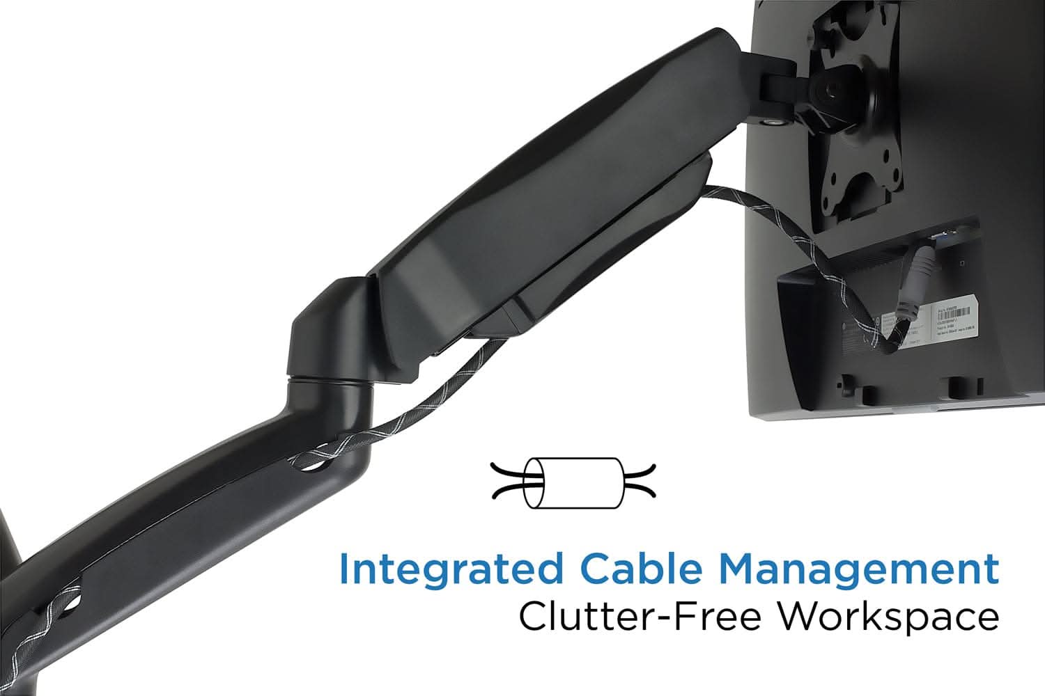 Integrated Cable Management  
Clutter-Free Workspace
